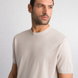 CASHMERE AND WOOL BLEND KNIT CREWNECK SWEATER Colour: W25150_206 Size: 52