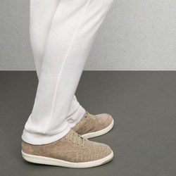 ALPHA YARN CASHMERE KNIT JOGGING TROUSERS Colour: W25101_204 Size: 50