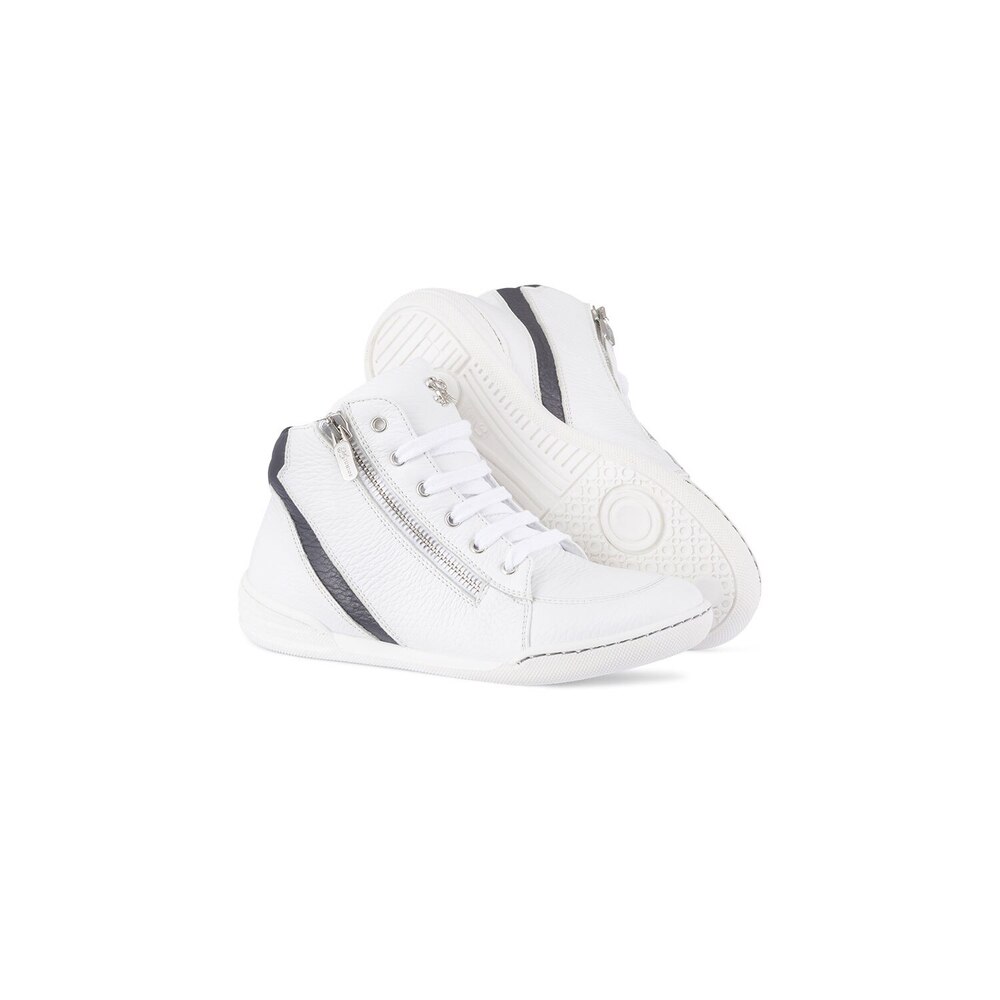 DEERSKIN HIGH-TOP SNEAKERS by STEFANO RICCI | Shop Online