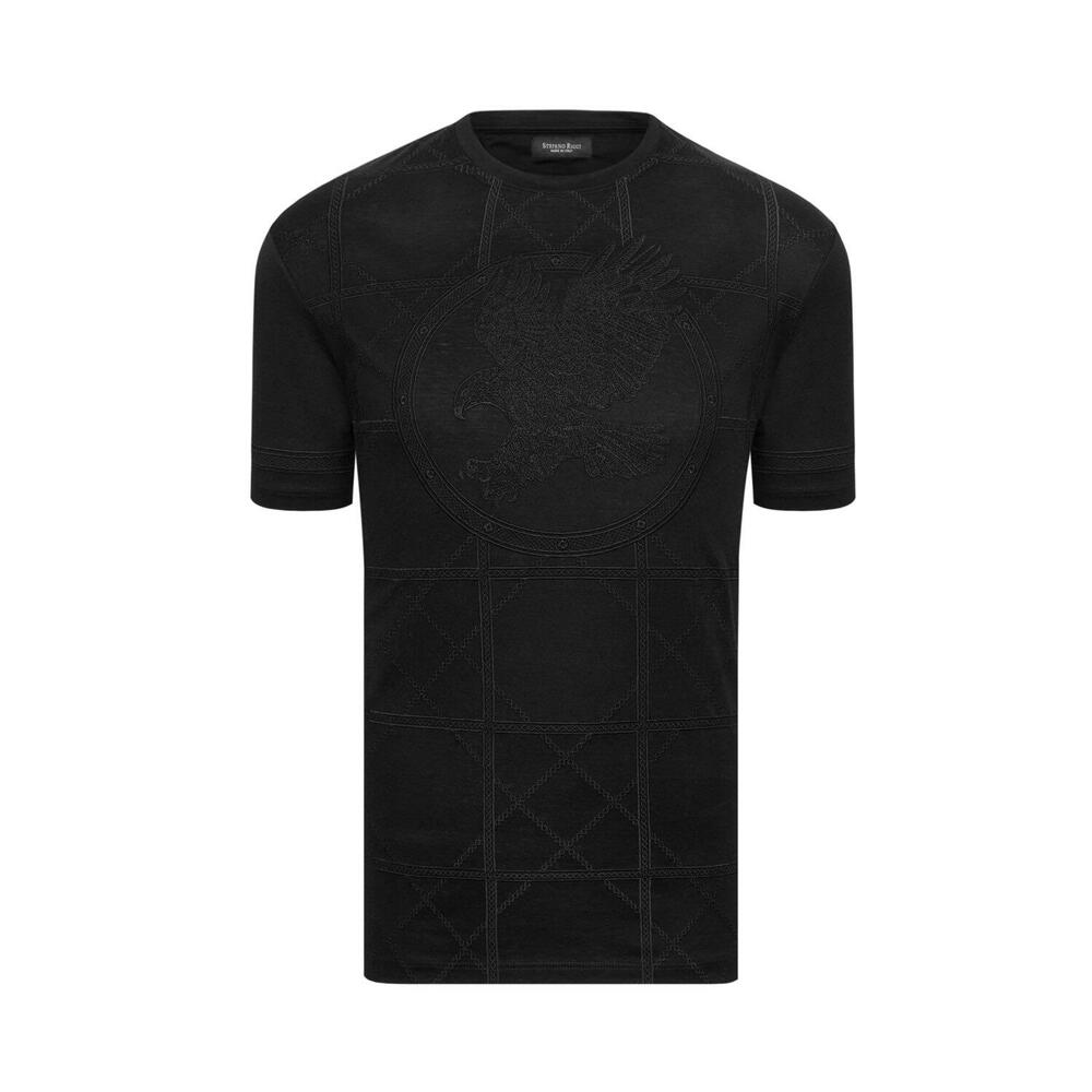 SHORT SLEEVED CREW NECK T-SHIRT by STEFANO RICCI