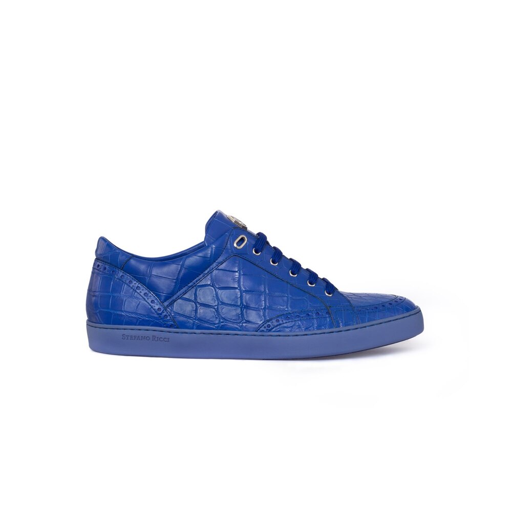 Matted Crocodile Leather Sneakers by STEFANO RICCI | Shop Online