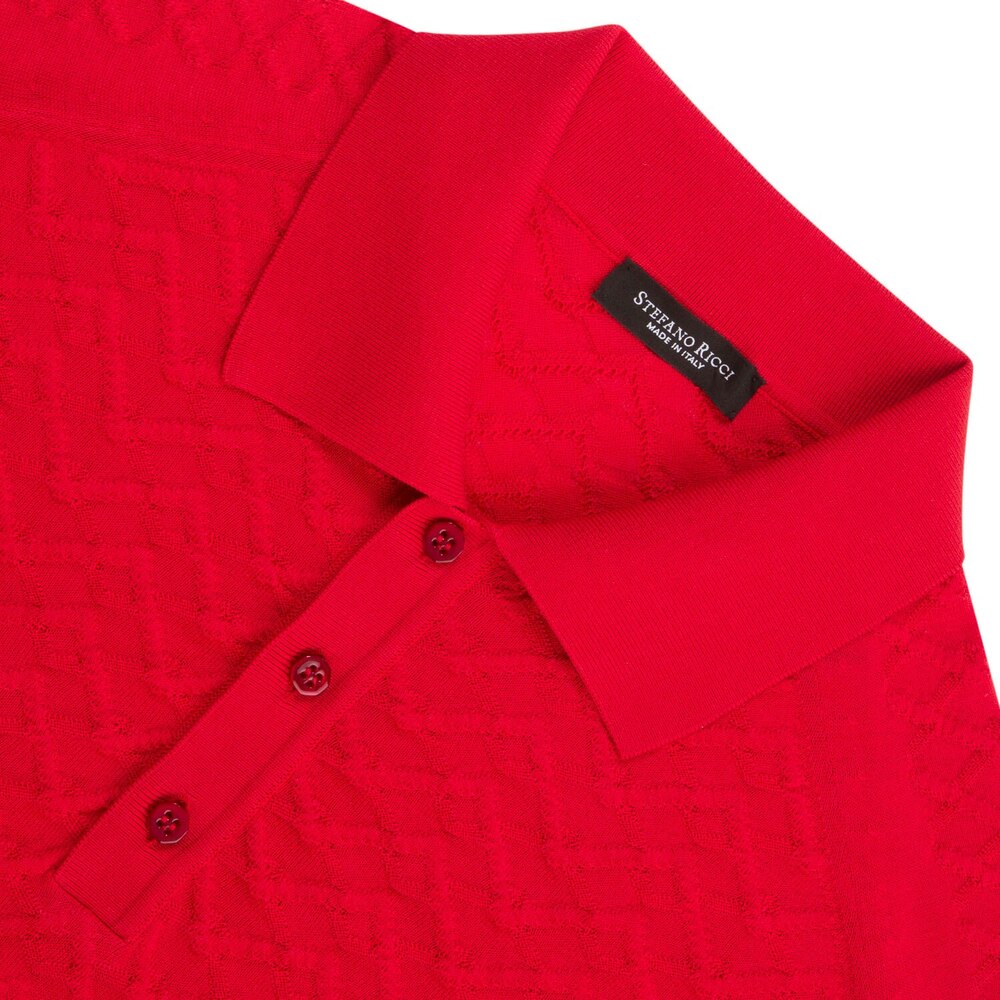 Louis Vuitton Red Cotton Damier Pocket Detail Polo T-Shirt S Louis Vuitton