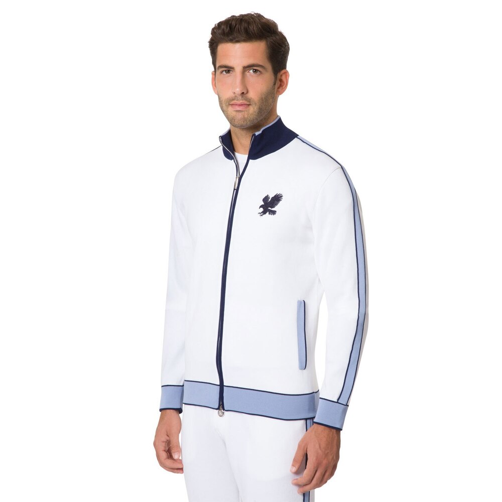 Knit jogging suit blouson by STEFANO RICCI