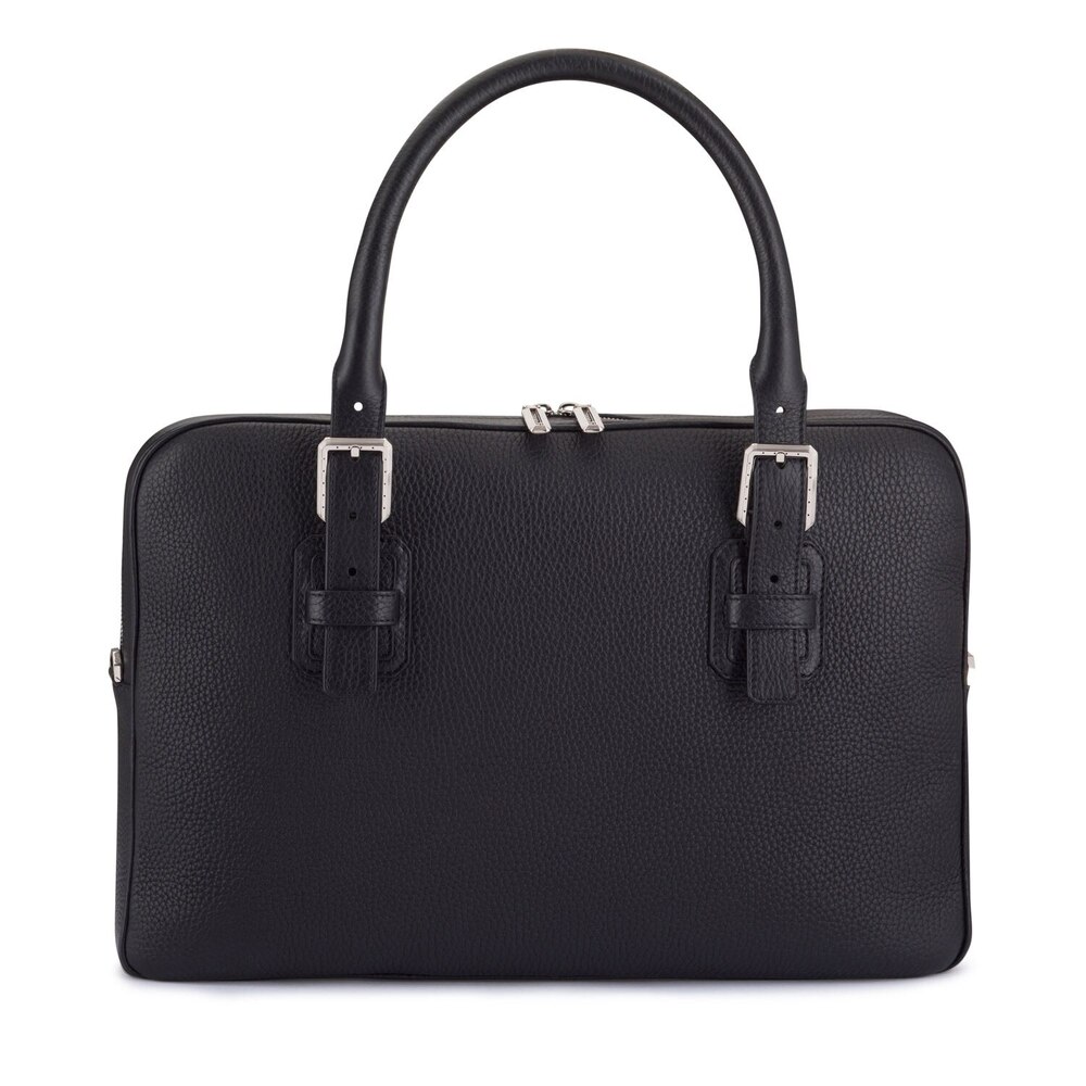 Handmade calfskin business bag Colour: N999 Size: One Size by Stefano ...