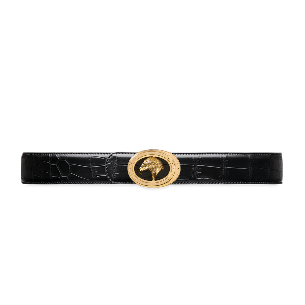 Matted crocodile leather belt by STEFANO RICCI | Shop Online