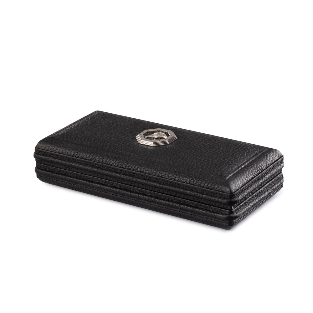 Cigar Case for 3 Cigars in Calfskin Leather Colour: N999 Size: One Size by  Stefano Ricci