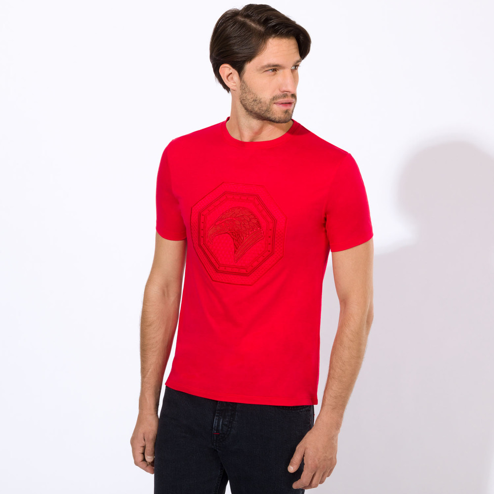 SHORT SLEEVED CREW NECK T-SHIRT by STEFANO RICCI