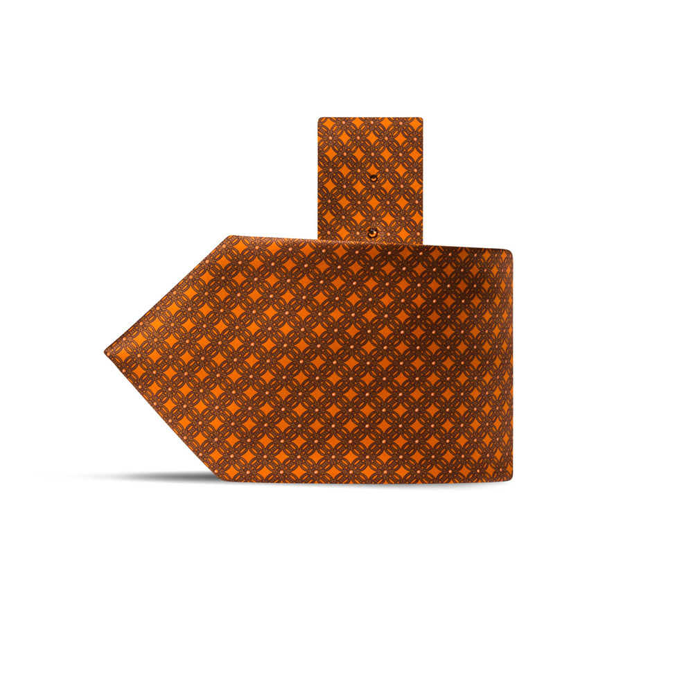 Hand printed silk tie Colour: 37049_011 Size: One Size