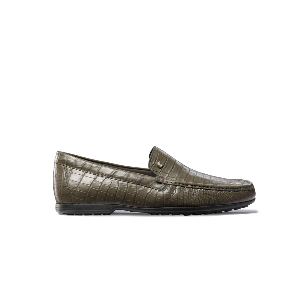哑光鳄鱼皮乐福鞋 颜色: G021 尺寸: 6½