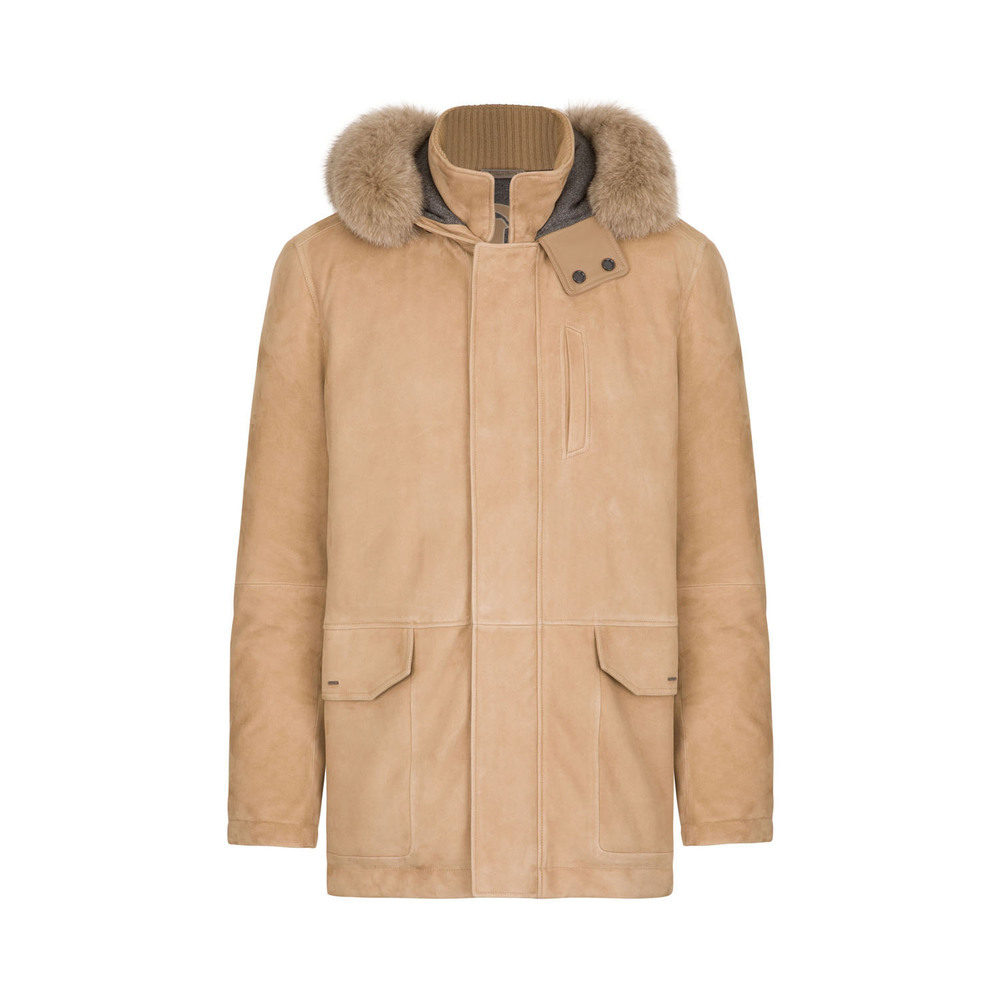 Hooded down coat by STEFANO RICCI | Shop Online