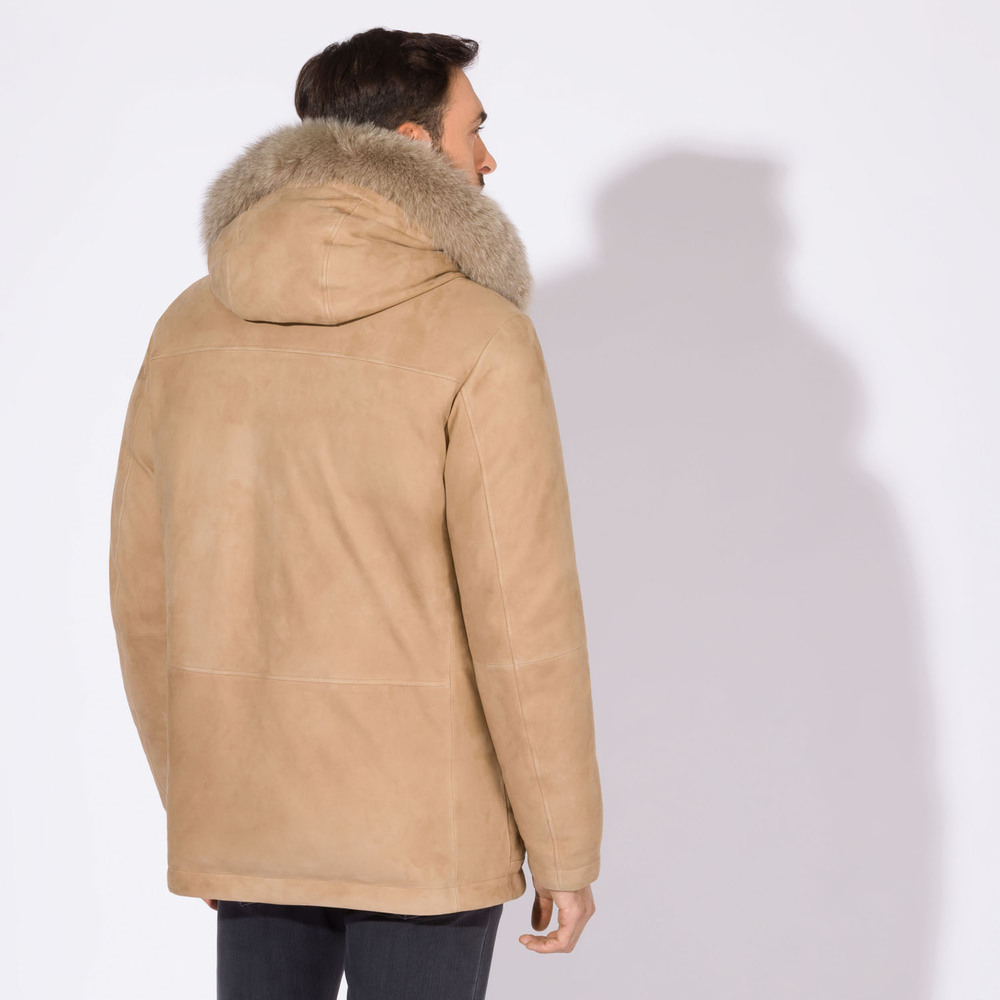 Hooded down coat by STEFANO RICCI | Shop Online