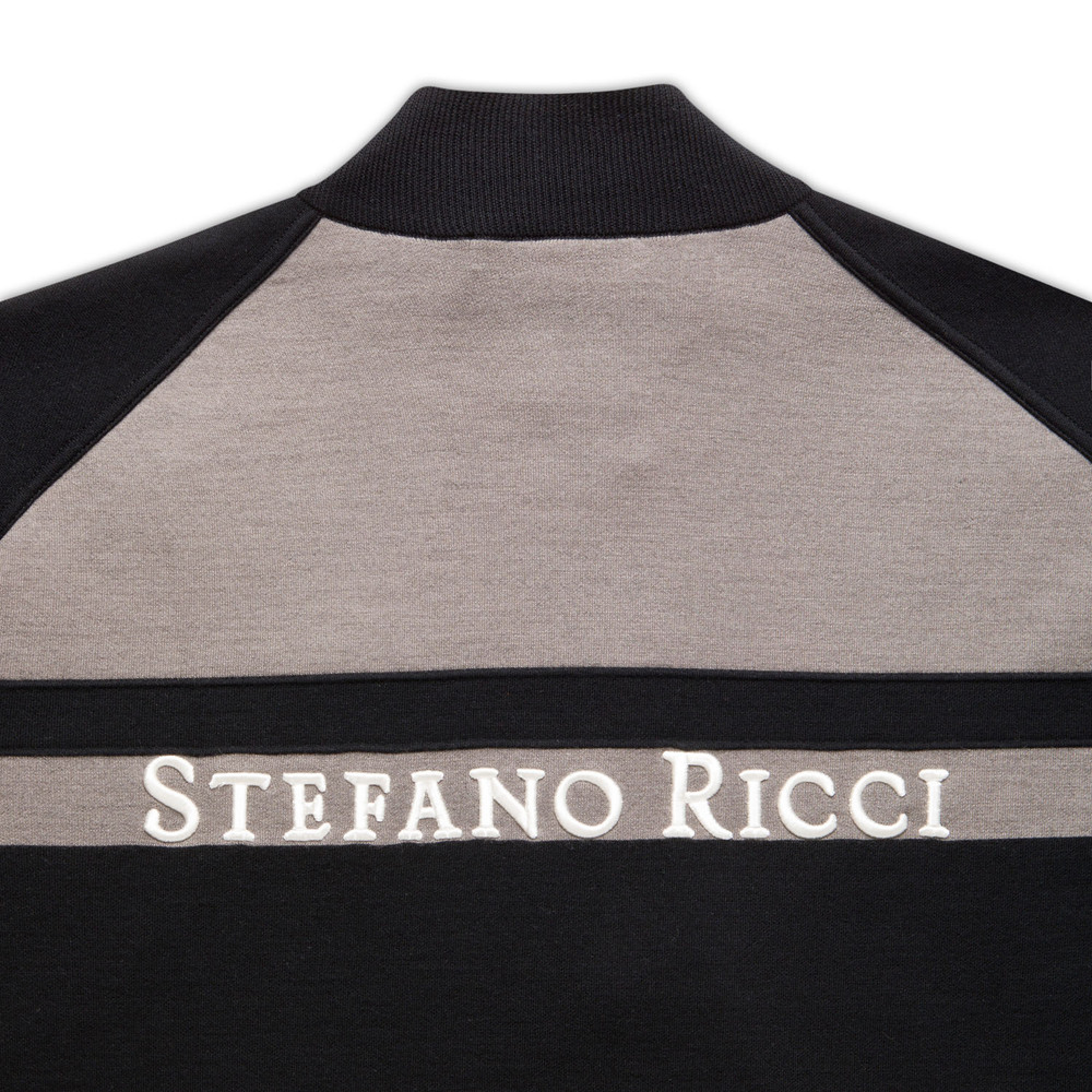 Knit jogging suit blouson by STEFANO RICCI