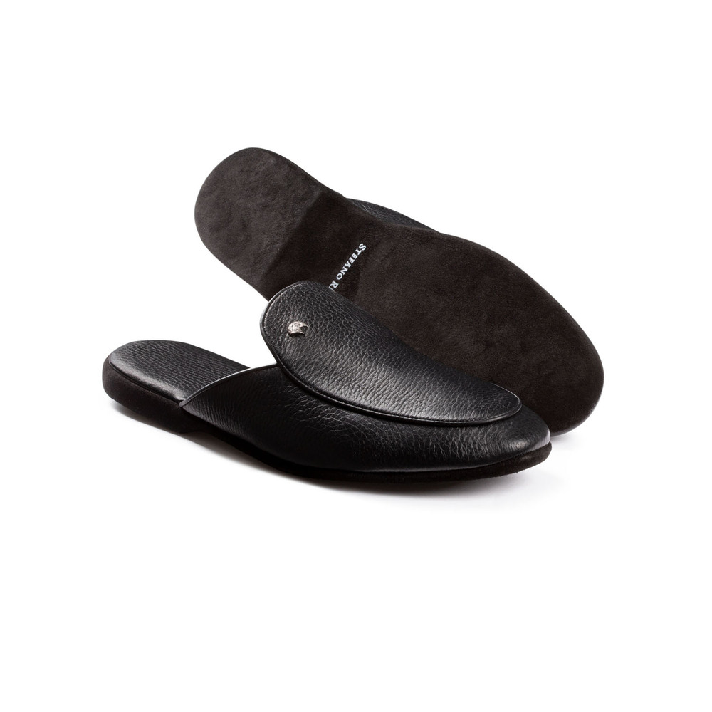 Deerskin best sale slippers mens