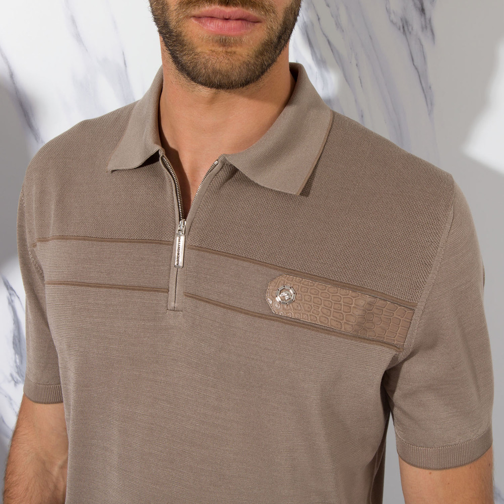 Zip polo shirt by STEFANO RICCI