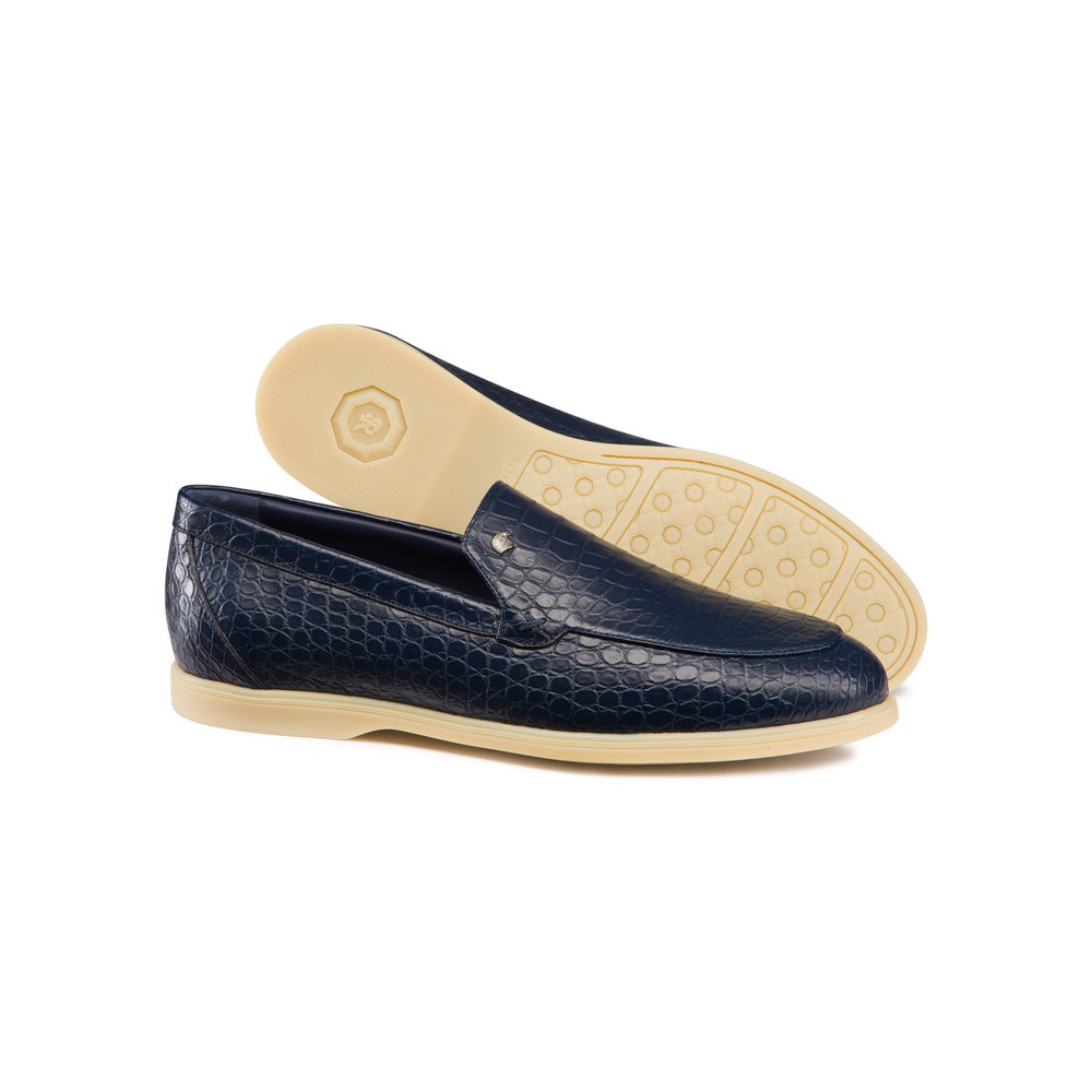 Matted crocodile leather loafers by STEFANO RICCI | Shop Online