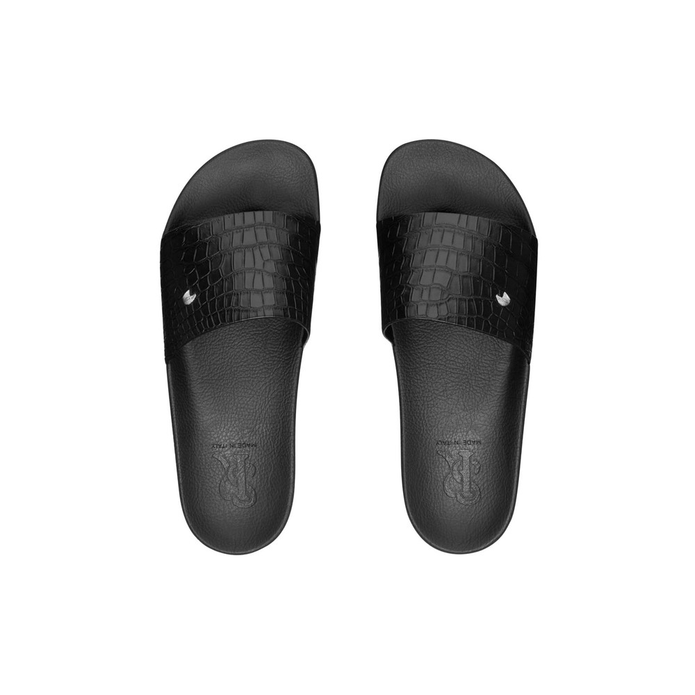 Crocodile leather slides by STEFANO RICCI | Shop Online