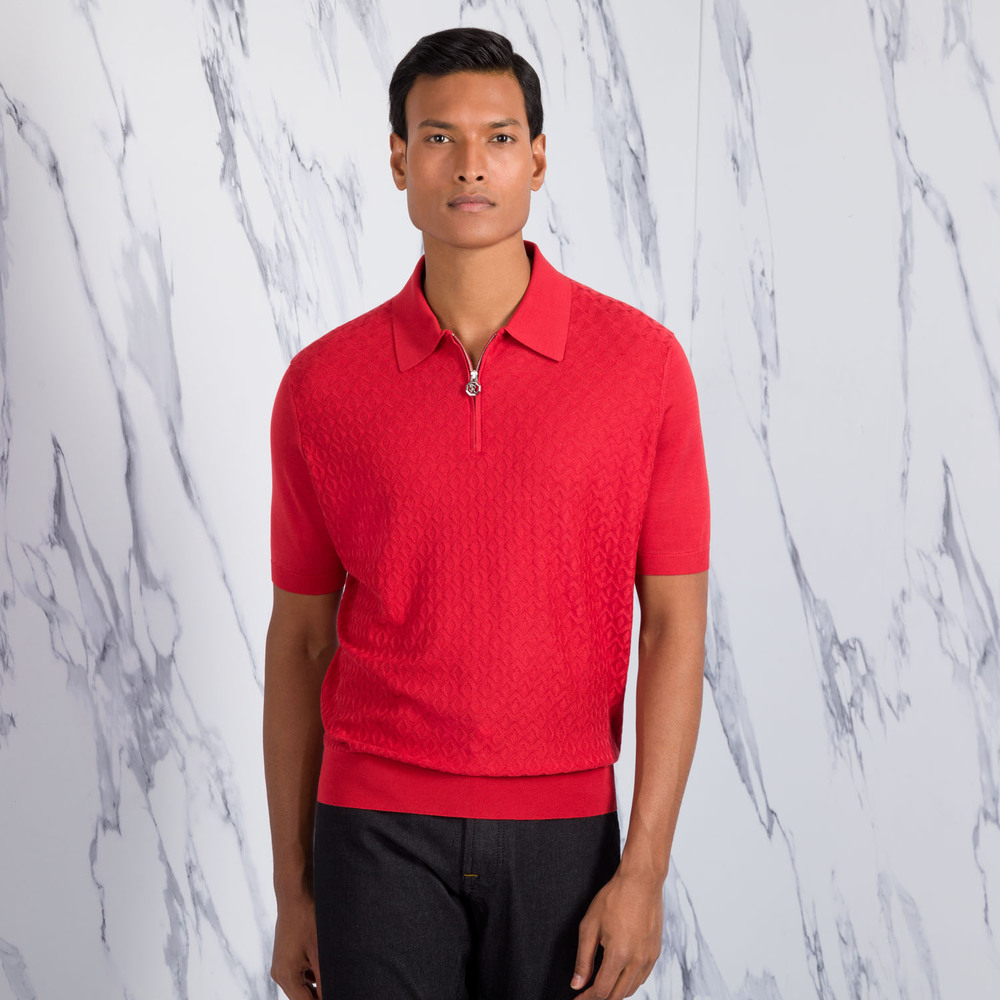 Zip polo shirt by STEFANO RICCI