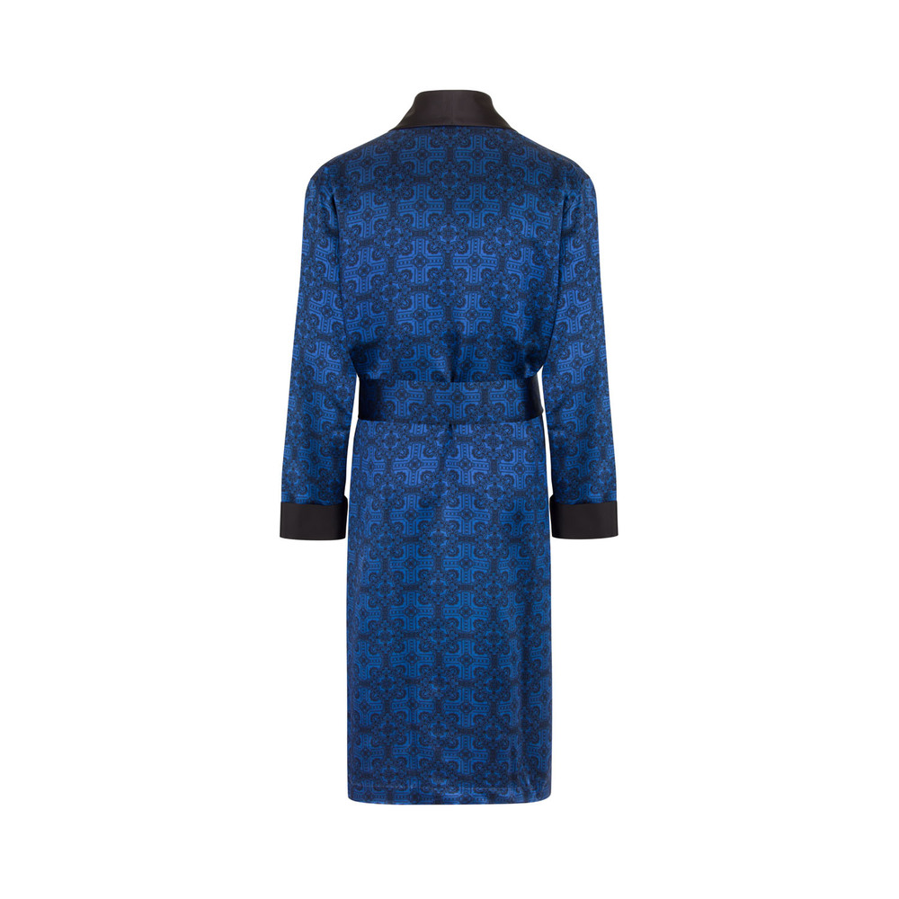 Men's Silk Jacquard Robe