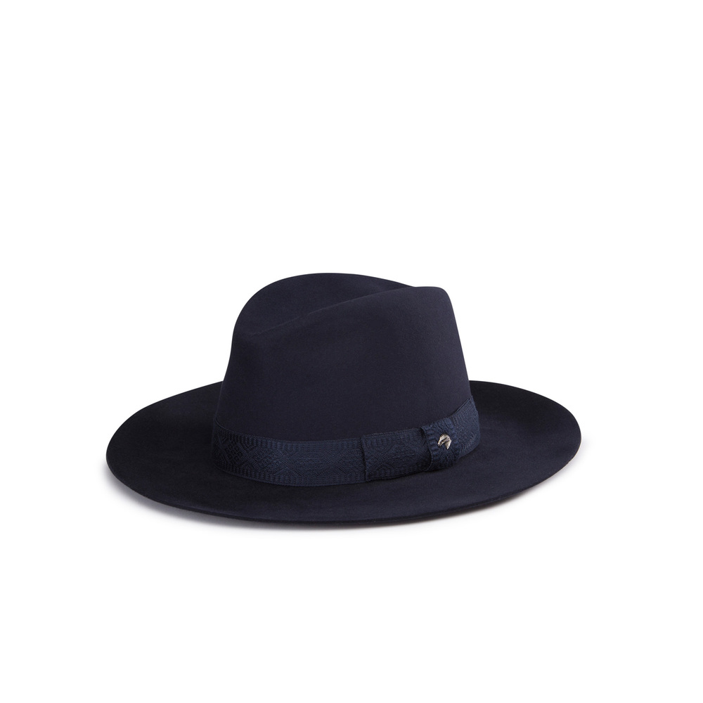 Felted beaver Fedora hat by STEFANO RICCI | Shop Online