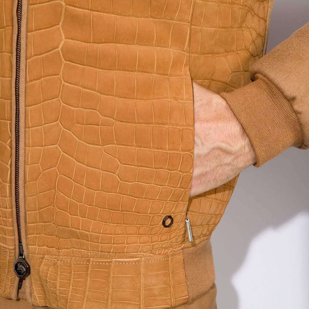 【BAON】Rikkoi Mink Collar Two-Way Leather Jumper Mink collar blouson by STEFANO RICCI | Shop Online