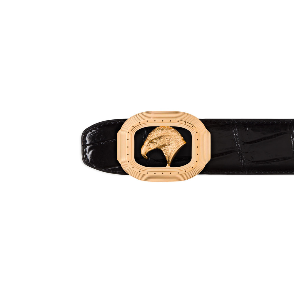 Polished crocodile leather belt by STEFANO RICCI | Shop Online