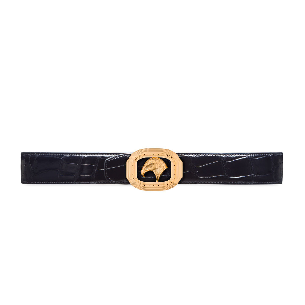 Polished crocodile leather belt by STEFANO RICCI | Shop Online