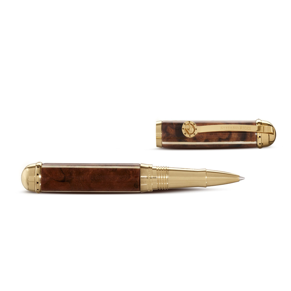 Ballpoint pen and calfskin leather case by STEFANO RICCI | Shop Online