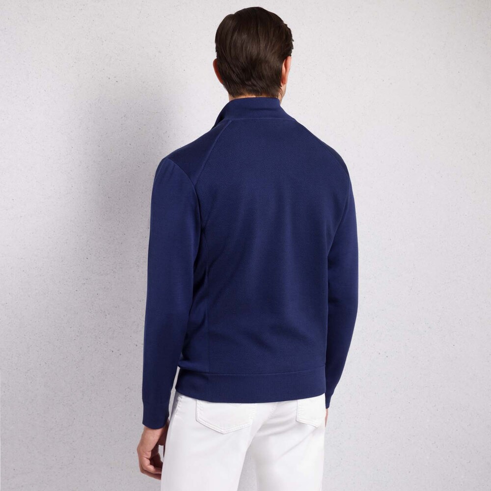 Silk, cotton and crocodile leather blouson by STEFANO RICCI Silk, cotton and crocodile leather blouson by STEFANO RICCI