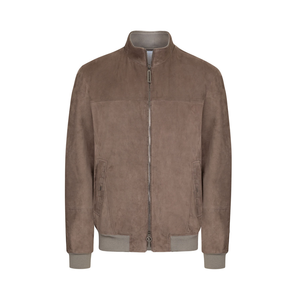 Suede and crocodile leather blouson by STEFANO RICCI | Shop Online