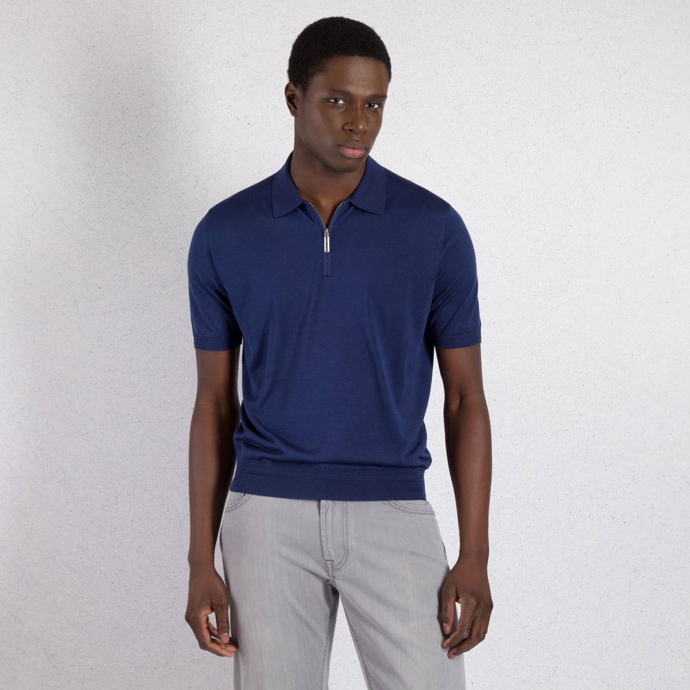 Zip polo shirt by STEFANO RICCI | Shop Online