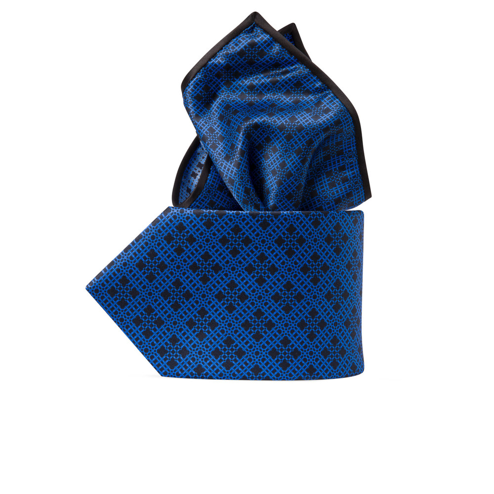 Luxury hand printed silk tie set by STEFANO RICCI | Shop Online