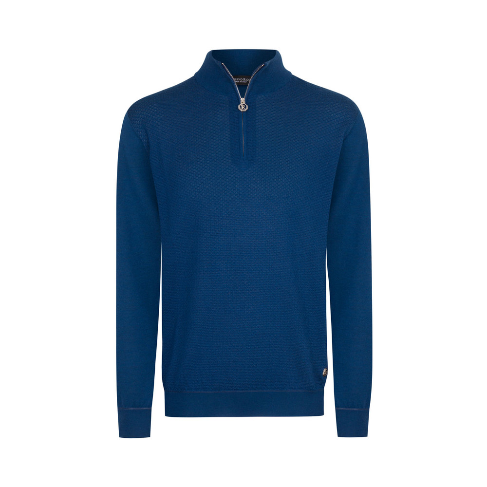 Zip mock neck sweater by STEFANO RICCI | Shop Online