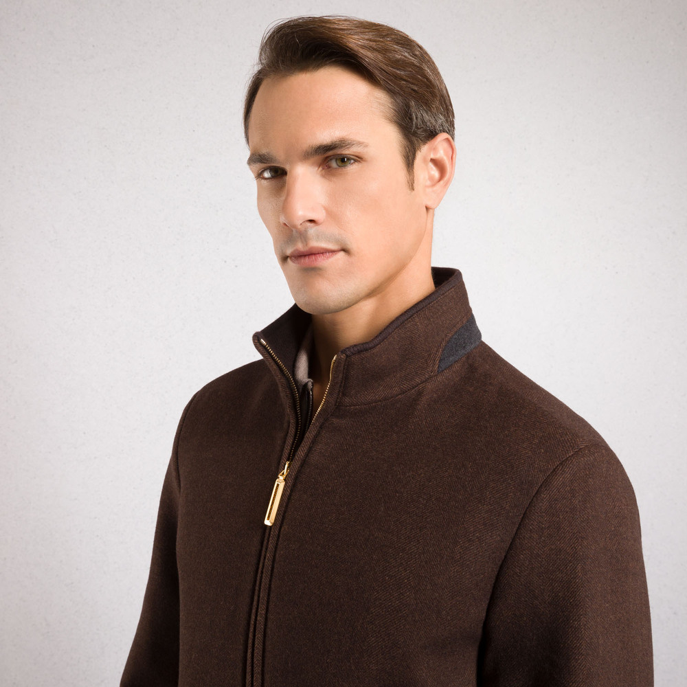 【超ポイントバック祭】 RICCI STEFANO by blouson Wool | Online Shop メンズウェア