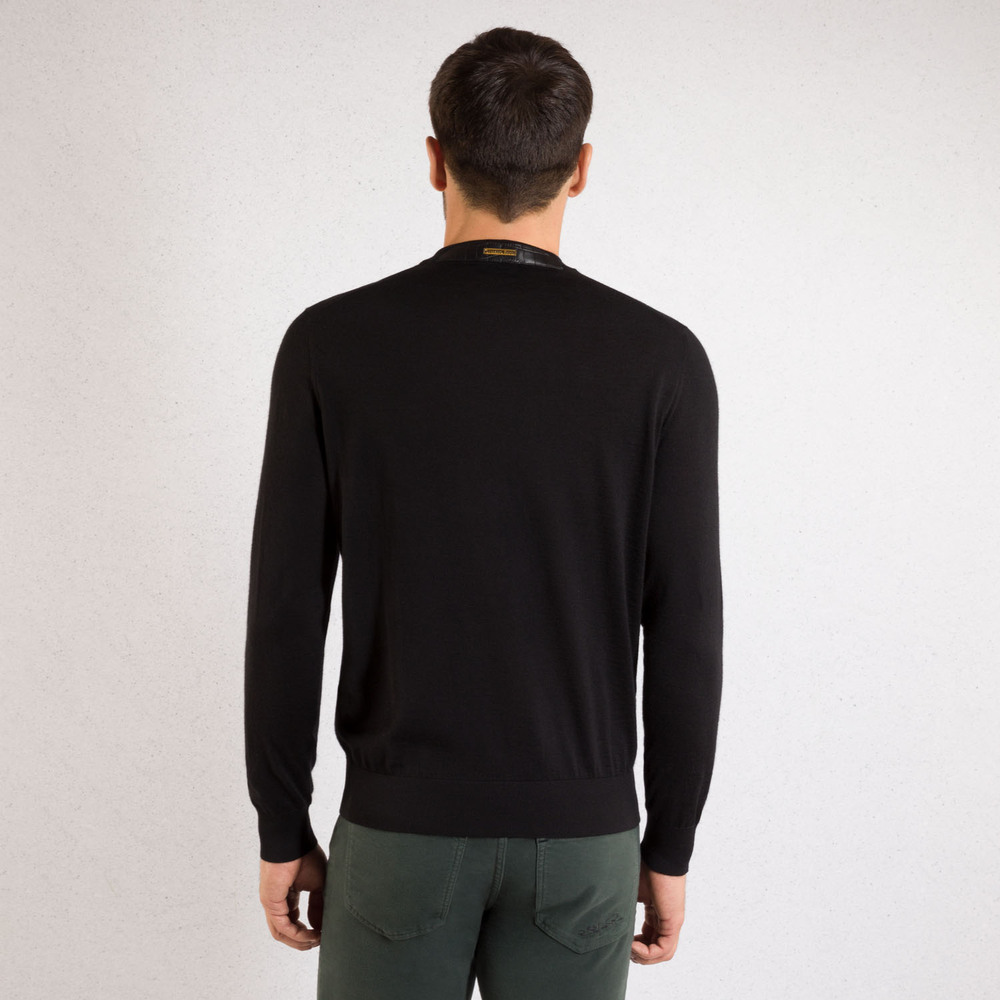Cashmere and silk crew neck sweater by STEFANO RICCI | Shop Online