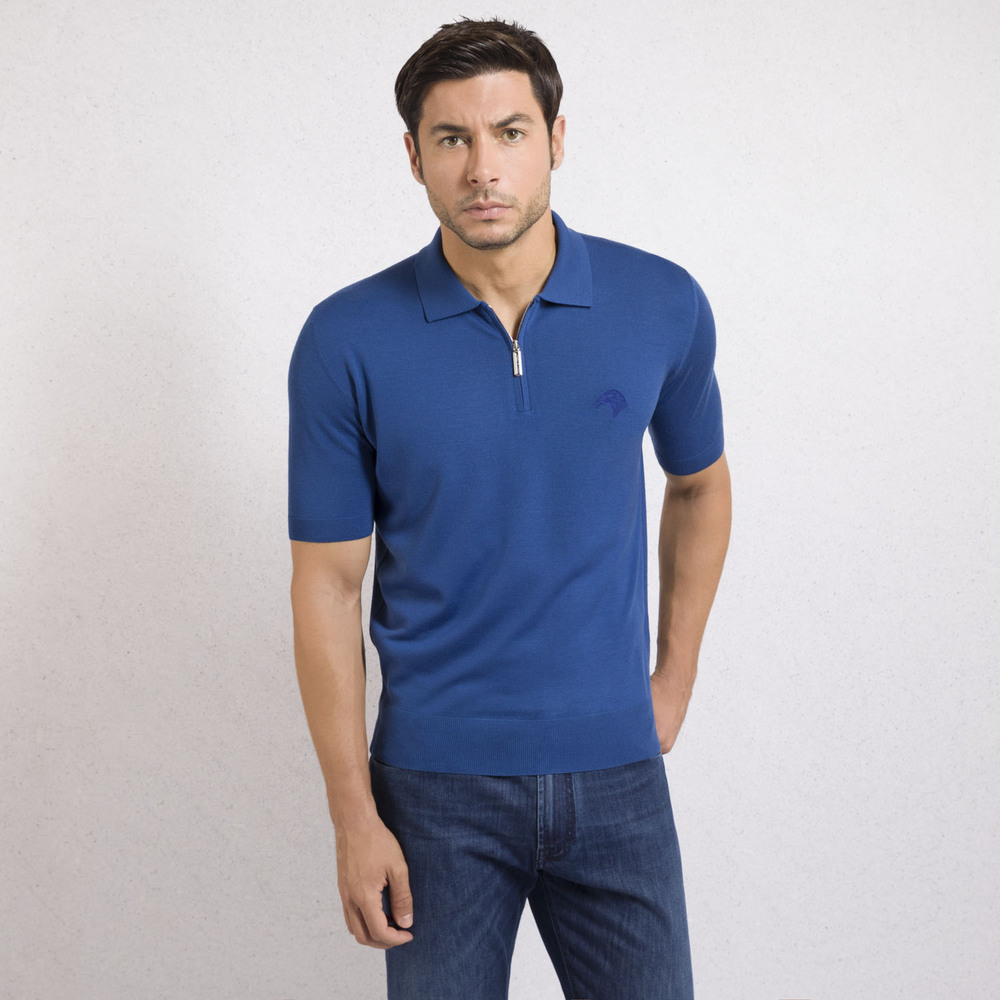 Zip polo shirt by STEFANO RICCI | Shop Online