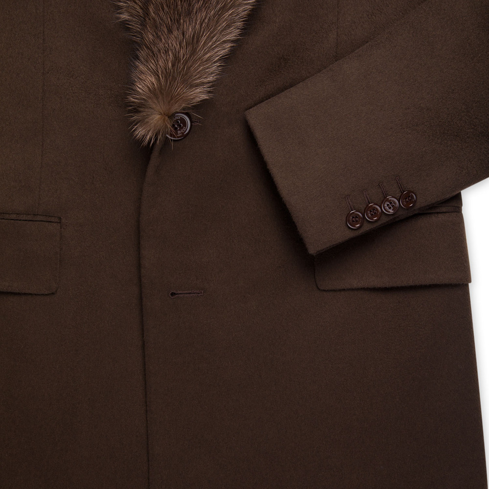 Fisher fur clearance coat