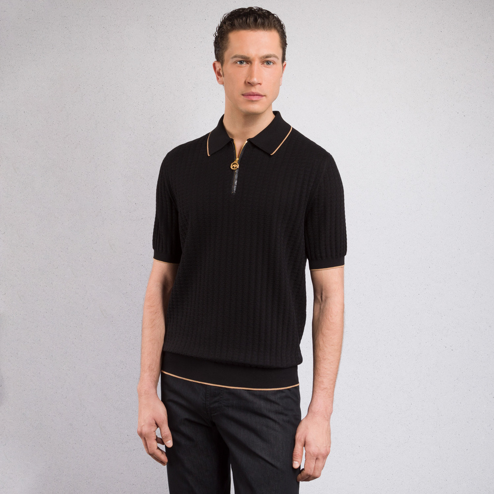 Zip polo shirt by STEFANO RICCI | Shop Online