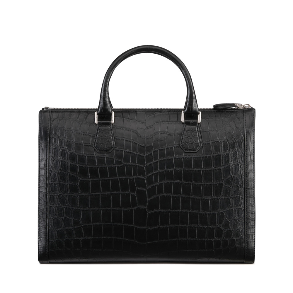 Handmade crocodile leather business bag by STEFANO RICCI | Shop Online