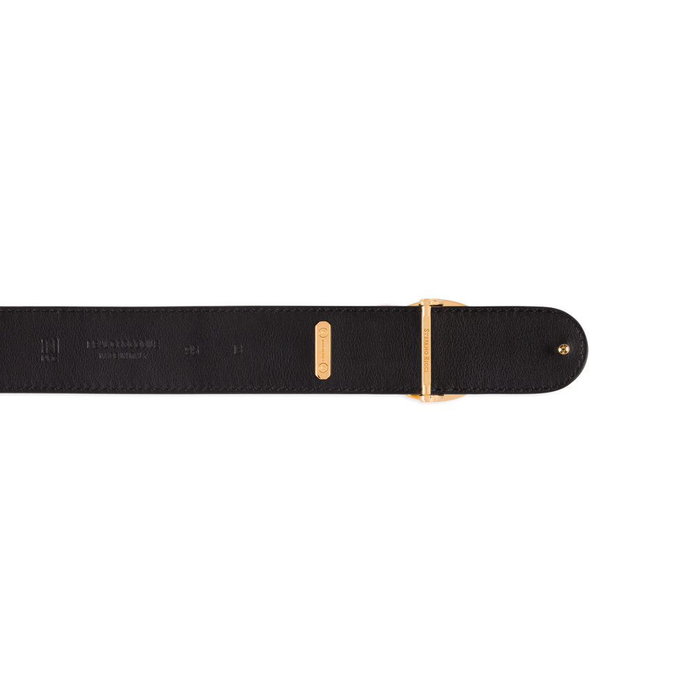 Handmade diamante crocodile leather belt by STEFANO RICCI