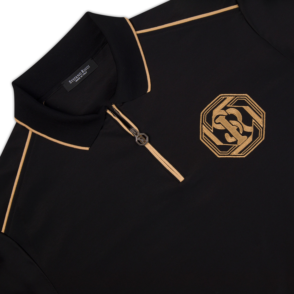 Zip polo shirt by STEFANO RICCI | Shop Online