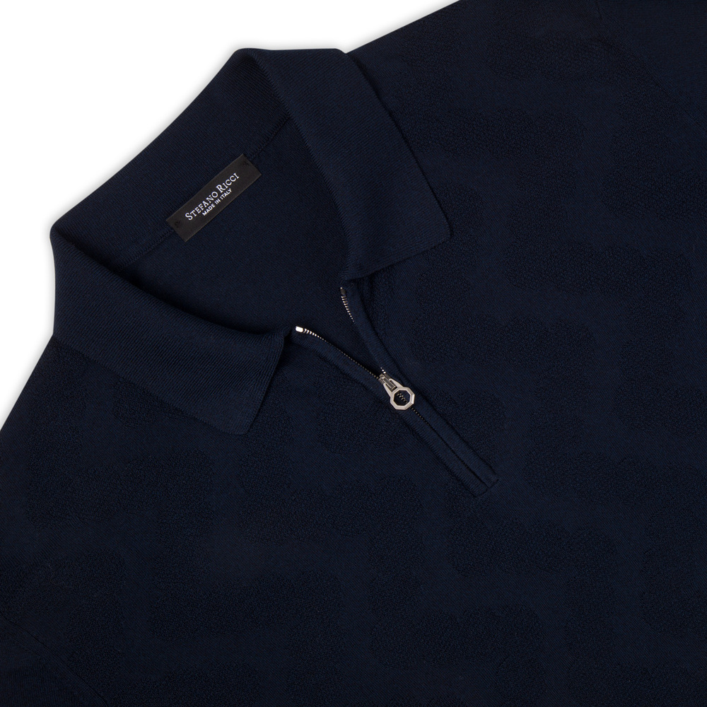 Zip polo shirt by STEFANO RICCI | Shop Online