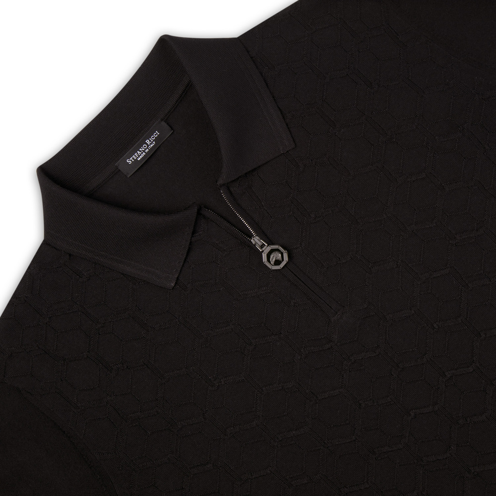 Zip polo shirt by STEFANO RICCI | Shop Online