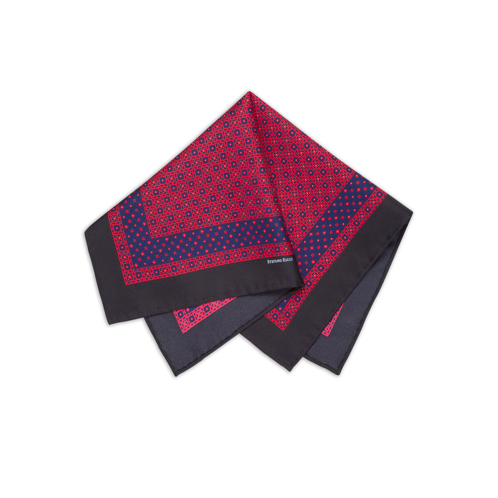 Hand printed silk tie set by STEFANO RICCI | Shop Online