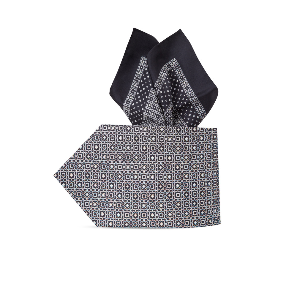 手工印花真丝领带套装来自STEFANO RICCI | 线上商店