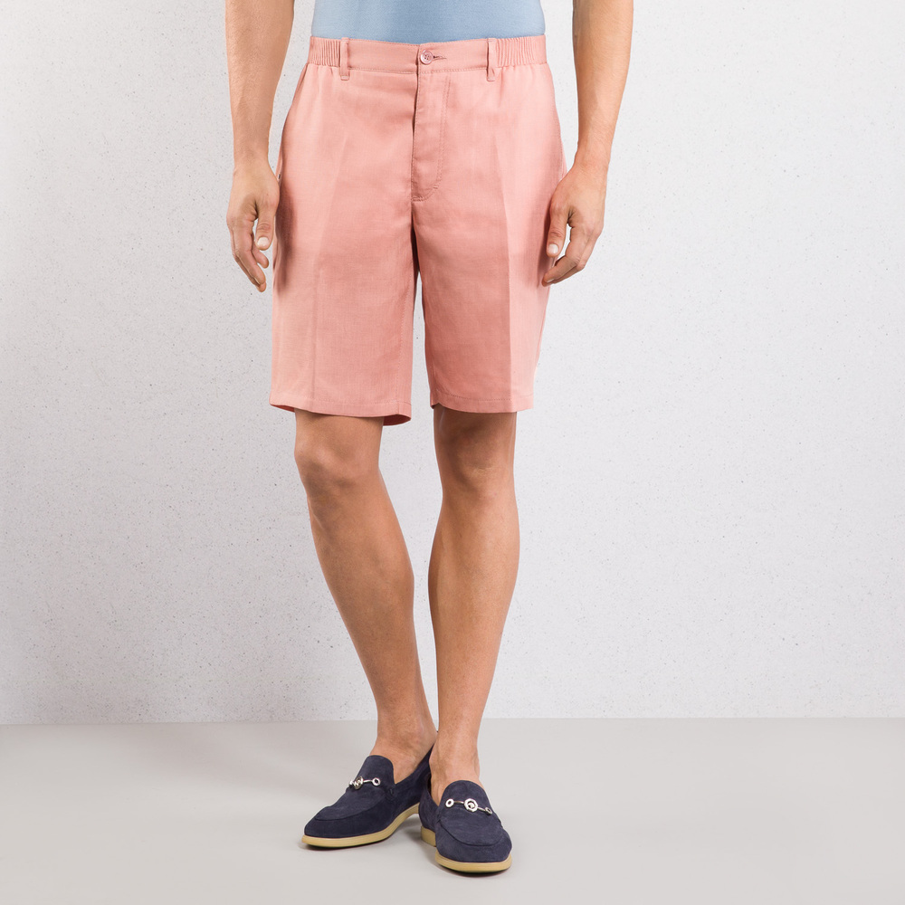 Linen Bermuda shorts by STEFANO RICCI | Shop Online