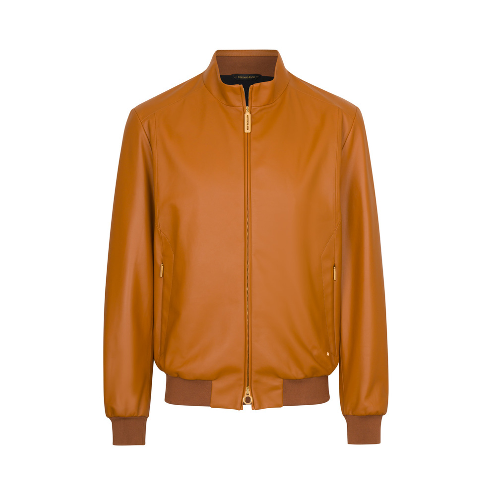 Stefano ricci leather on sale jacket