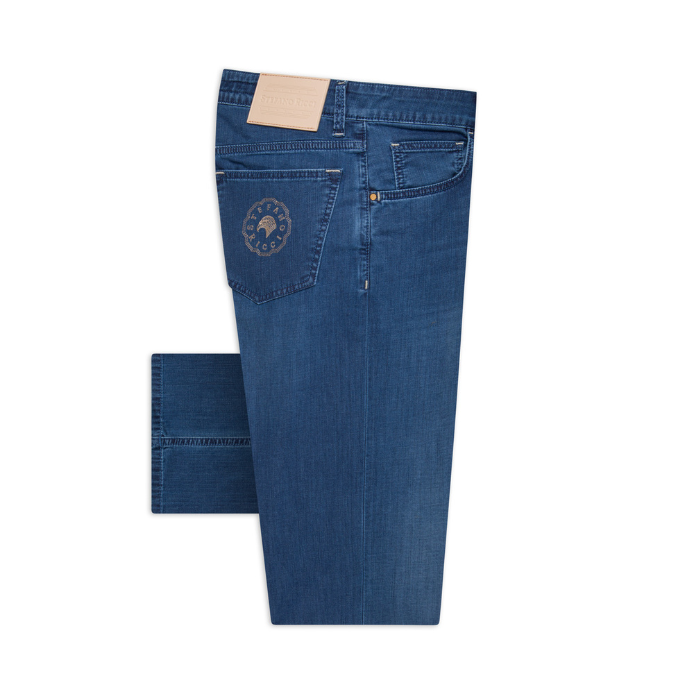 NEW 2018  Jeans ビッグロゴ カラーブロック フーディ Jeans by STEFANO RICCI | Shop Online