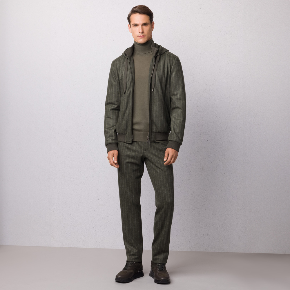 Pure wool hooded blouson by STEFANO RICCI | Shop Online