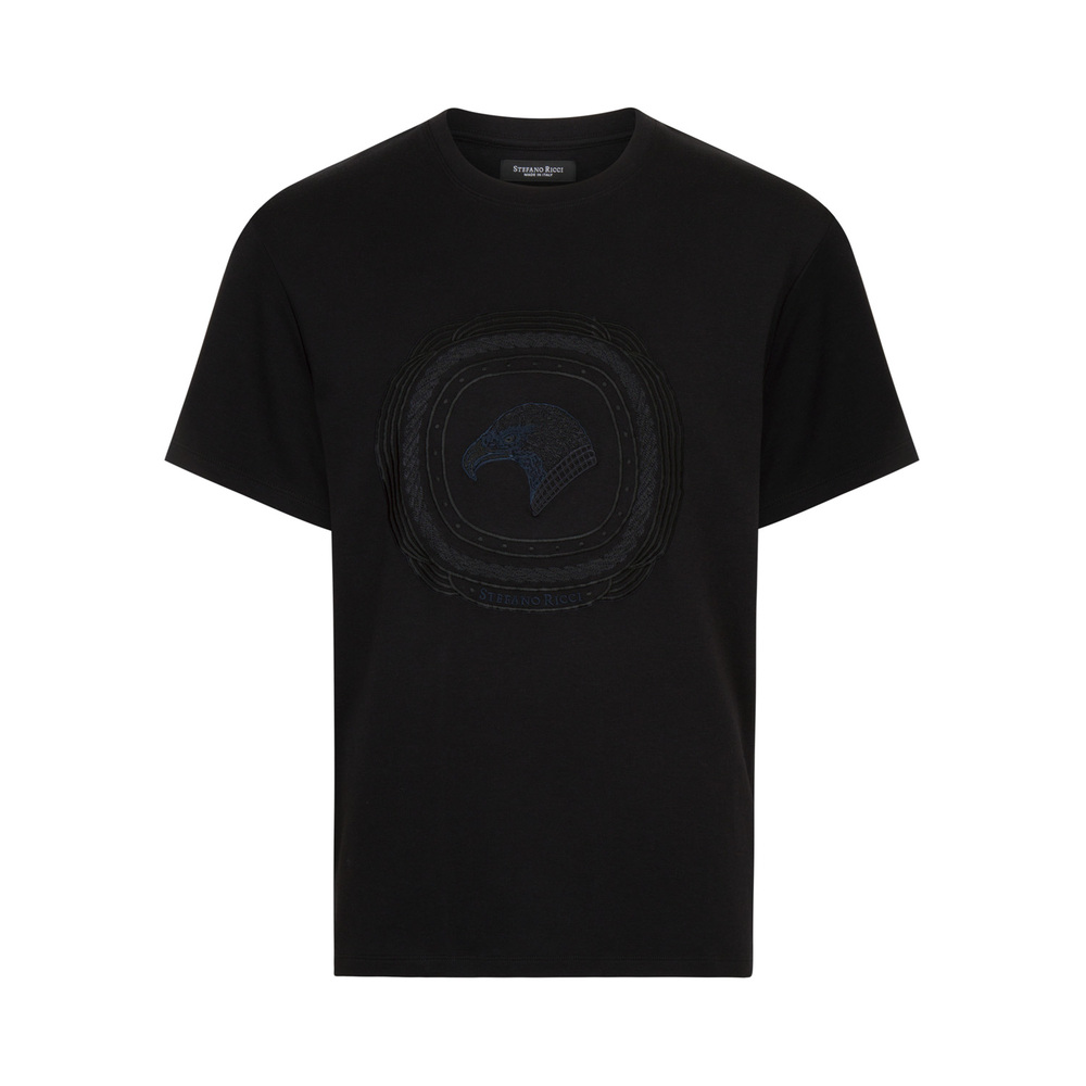 Embroidered cotton t-shirt by STEFANO RICCI | Shop Online