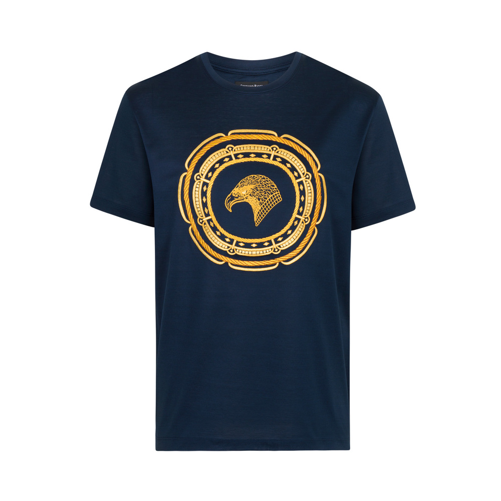 Embroidered cotton t-shirt by STEFANO RICCI | Shop Online